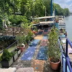 ספינת מלון Peniche De Charme Dans La Foret Parisienne-cheminee-bulle Exterieure